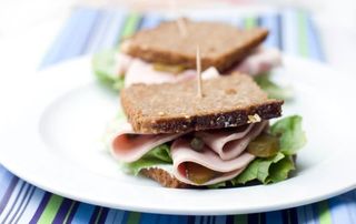 Toast au fromage et dinde