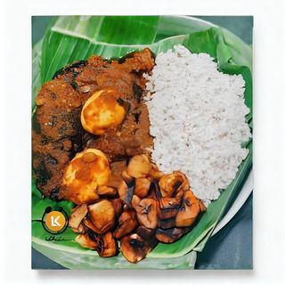 Ofada Rice And Sauce