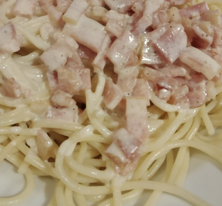 Spaghettis En Salsa Carbonara