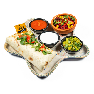 Burritos Pollo Achiote z szarpanym kurczakiem