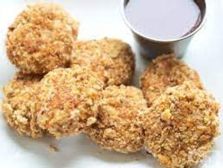 Пилешки късчета с мащерка и чесън (250г)