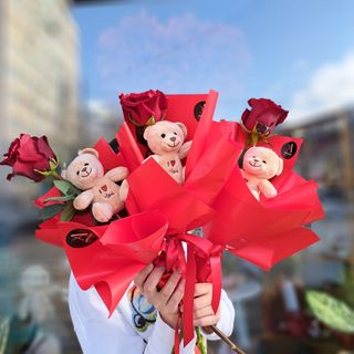 Trandafir Artizan Ursulet Red