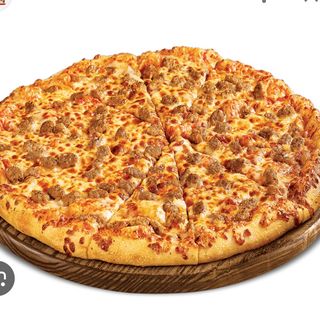 Pizza de kebab de ternera