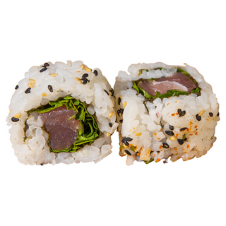 Uramaki de Atum e Rúcula (8 peças)
