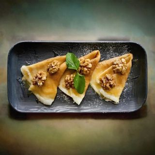 Блины с грецким орехом