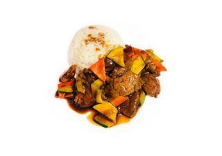 139. Riso con manzo verdure