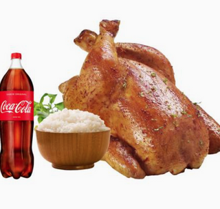 Pollo Asado Entero Con Arroz Y Refresco