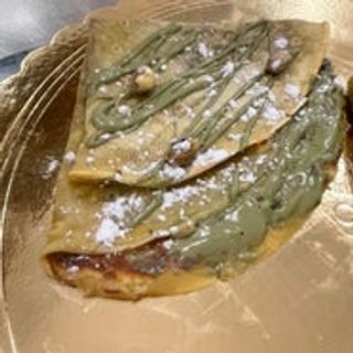 Crêpes al pistacchio