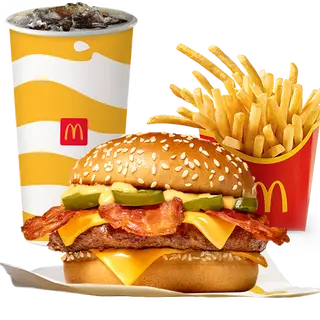 MENIU CHEESY JALAPENO BACON QUARTER POUNDER MARE