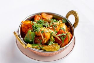 Zhalfrezi di gamberi