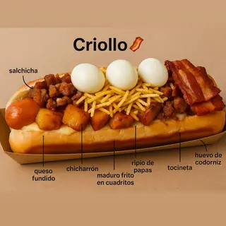 Hot dog criollo