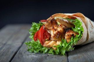 Menu Shawarma With Tandoori Chicken