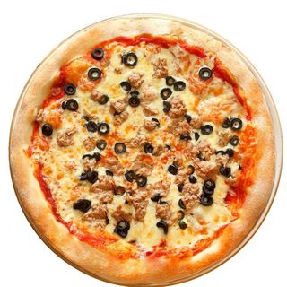 Pizza De Atún Con Gambas Y Aceitunas (33 Cm.)