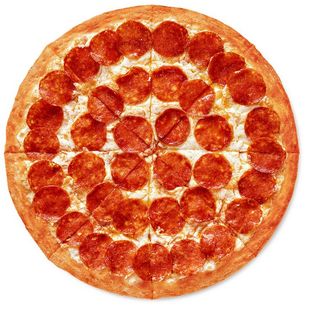 Double Pepperoni Medie Subțire