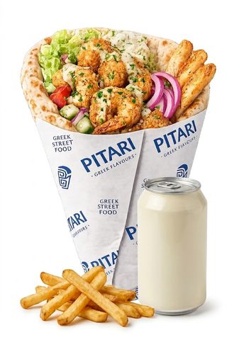 Pita Crevettes Panées Menu