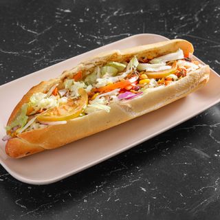 Bocata De Vegetal Con Verduras Asadas