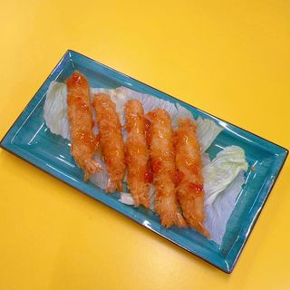 Gamberi in tempura 5 pezzi（炸虾）