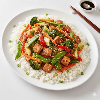 Chopsuey con riso e maiale