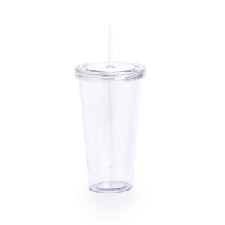 Vasos de plástico con tapa 330ml