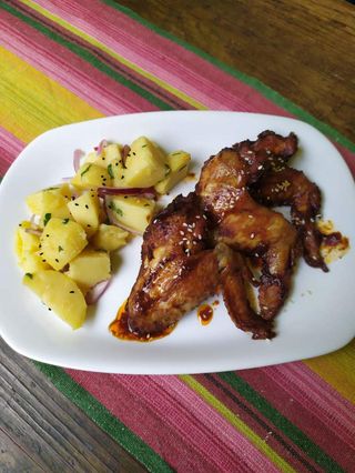 Пилешки крилца на скара (400г)