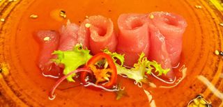 24. Carpaccio tonno 4 pezzi
