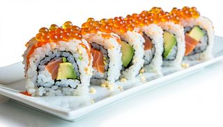 217. Uramaki tobiko - 8 pezzi