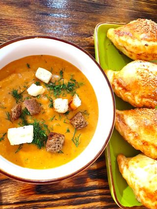 Суп-пюре тыквенный