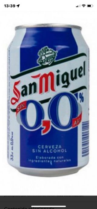 Cerveza 0,0 Sin Alcohol (33 Cl.)
