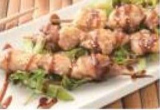 249 Spiedini di pollo e salsa teriyaki 4 pezzi