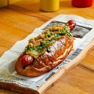 Hot dog z frankfurterką