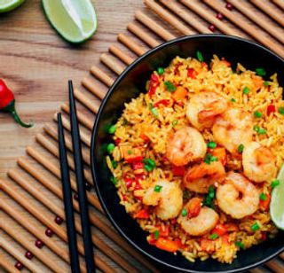 126. Arroz Frito Tailandés Con Mango