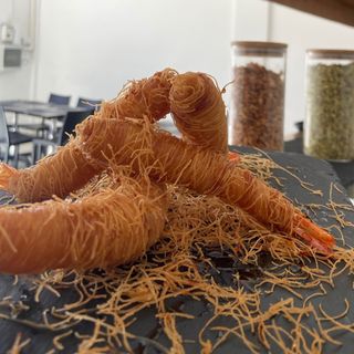 Speciale gamberi kataifi fritti