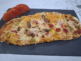 Pan pizza vegano 