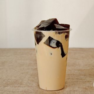 Té De Leche Con Café Gelatina