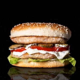 Double Chicken Burger