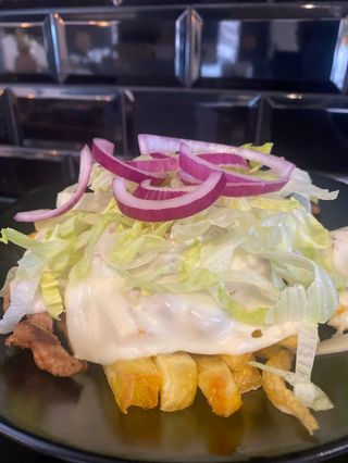 Patatas Fritas Con Shawarma