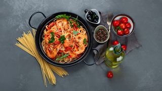 Espaguetis Con Gambas