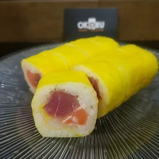 Lámina De Soja Con Atún Y Salmón Flambeados (9 Uds.)