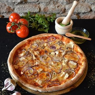 Pizza Florentina Mediana (35 cm.)