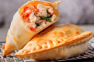 Empanada de pollo casera