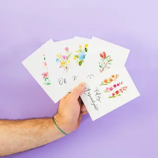 Cartão aquarela