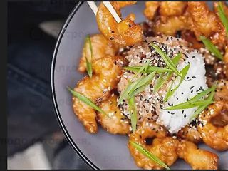 Креветки в кисло-солодкому соусі