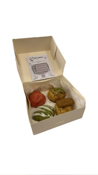 Caja de 4 New York Cookies rellenas