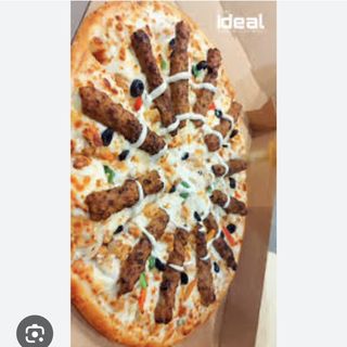 Pizza seekh kabab  ñam ñam