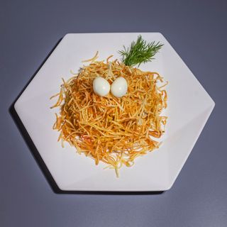 Салат "Гнездо глухаря"