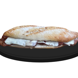 Bocadillo De Bacón Y Queso