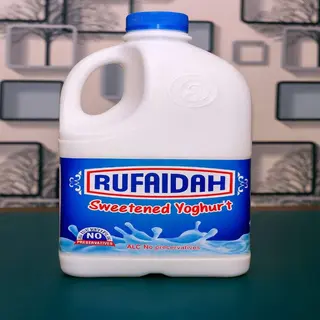 2L plain sweetened yoghurt