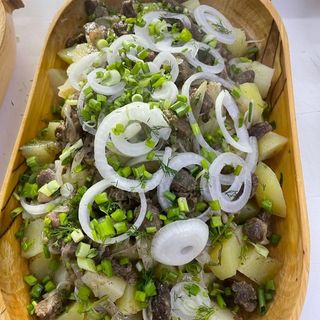Куырдак из баранины с картошкой