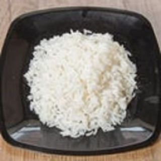 Porzione di riso in bianco