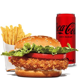 Криспи Чикън Меню (629г)